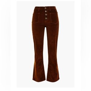 Maje passionne corduroy kick flare pants